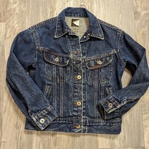 Vintage LEE girls denim trucker jean jacket size 10